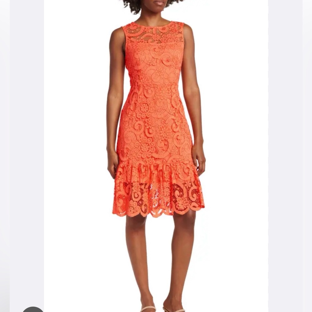 Nanette Lepore Sleevless Flounce Dress
